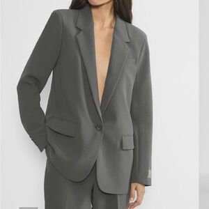 Aritzia - Wilfred coal grey generation blazer